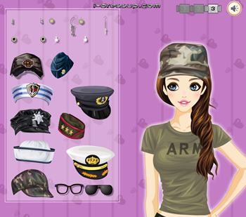 เกมส์แต่งตัวผู้หญิงในเครื่องแบบ